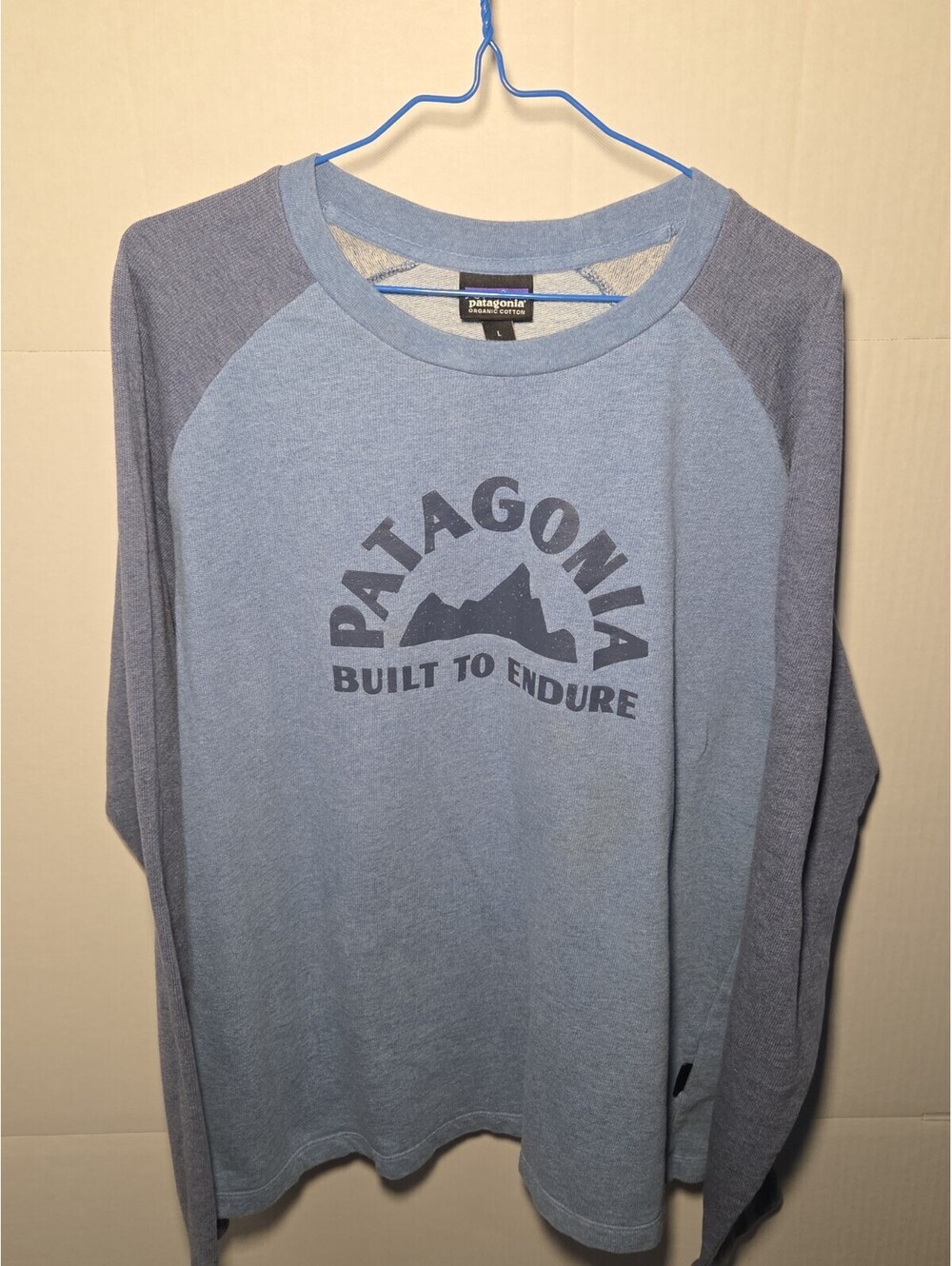 Patagonia Geologers Lightweight Crew Sweatshirt Large Built To Endure Blue